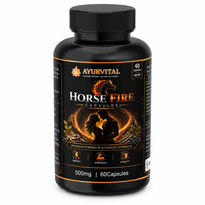 Ayurvital Horse Fire Capsules – 60 Caps, 600mg
