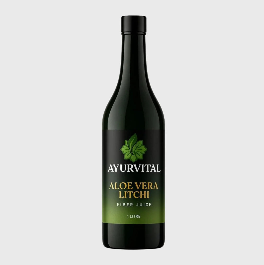 Aloe Vera Fiber Juice (Litchi Flavour) By Ayurvital -1L