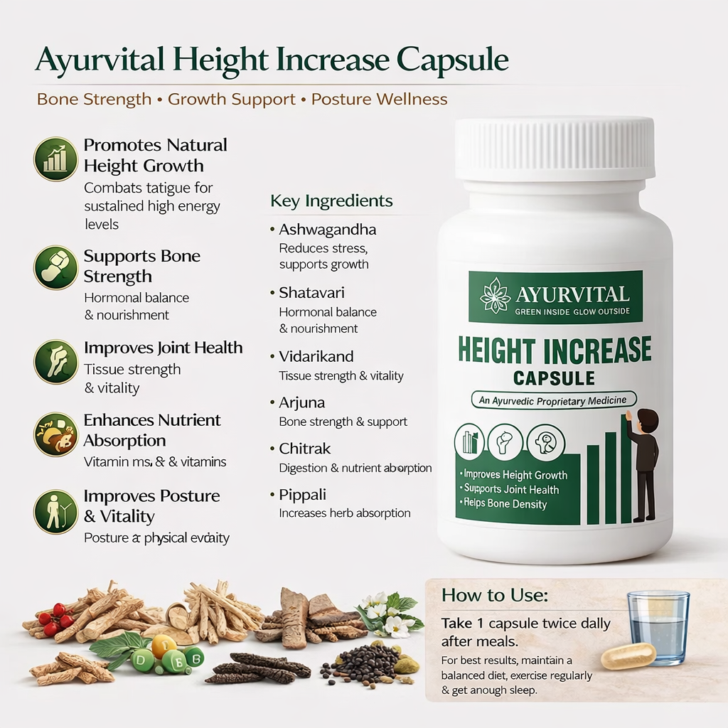 Height Increase Capsule By Ayurvital