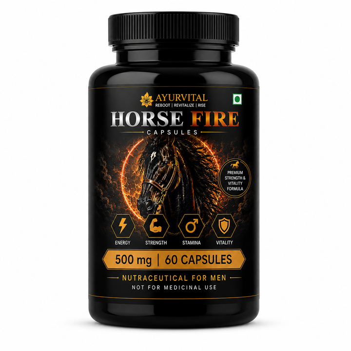 Ayurvital Horse Fire Capsules – 60 Caps, 500mg
