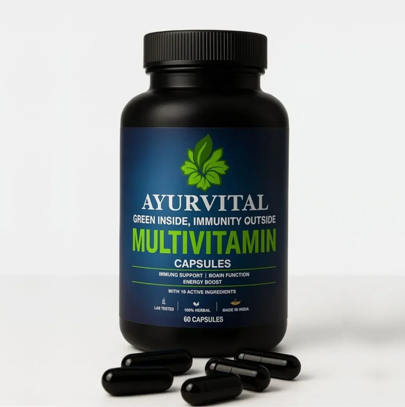 Ayurvital Multivitamin capsules, 60 capsules for daily nutrition and immunity support