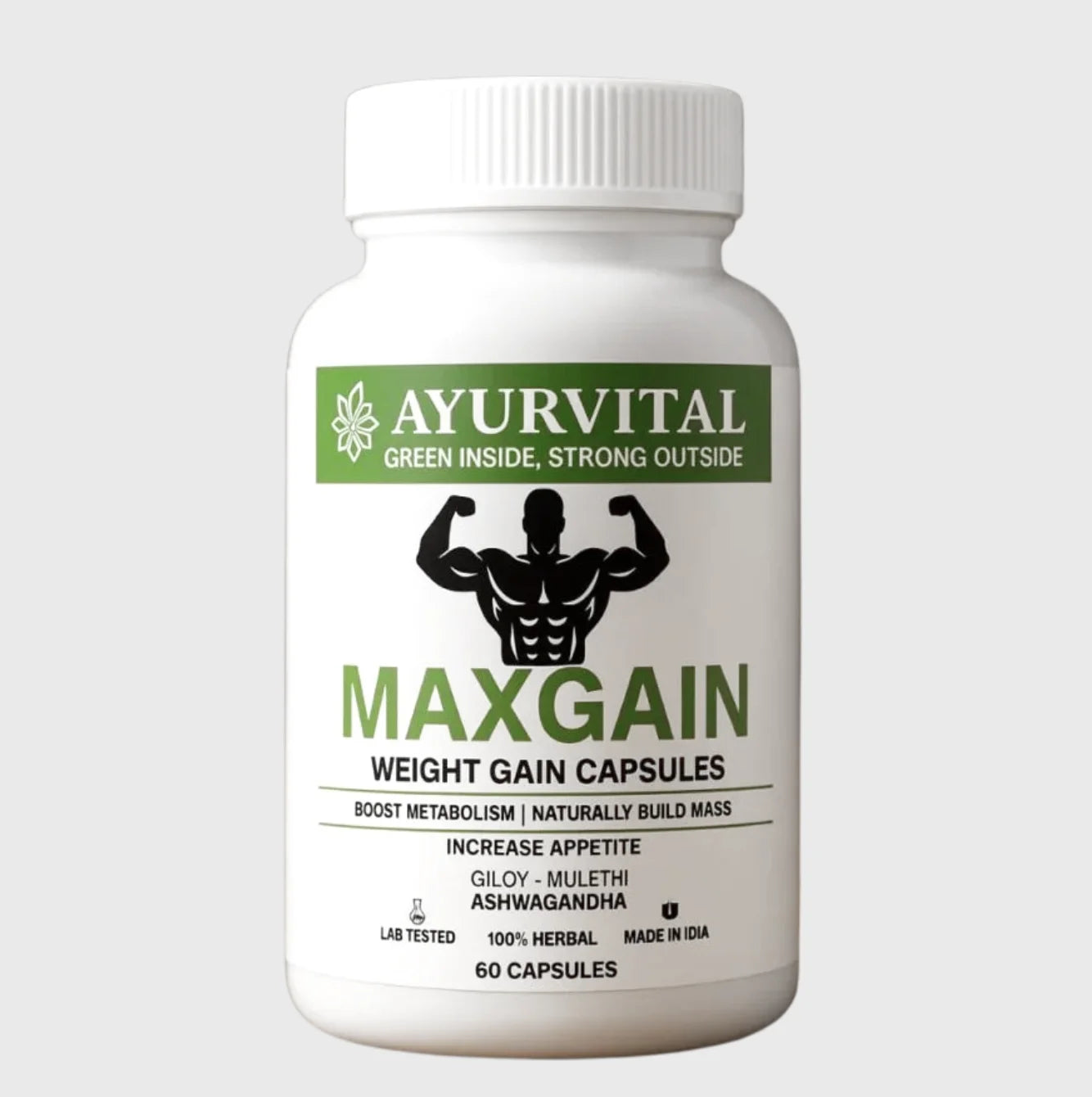 Weight Gain Tablets By Ayurvital - 60 Caps