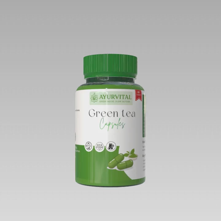 Green Tea Tablets by Ayurvital 60 Tabs